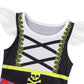 Sukyfecde Pirate Costume Dress Up For Girls Kids Buccaneer Cosplay Outfits Birthday Party Dress Halloween Princess Dresses Size