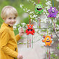 Fennoral 9 Pack Monster Wind Chime Kit For Kids Make Your Own Monster Wind Chimes Wooden Arts And Crafts For Girls Boys Diy Colo