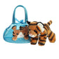 Aurora® Fashionable Fancy Pals™ Peek-A-Boo Tiger™ Stuffed Animal - On-The-Go Companions - Stylish Accessories - Orange 7 Inches