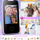 Vimorg Kids Smart Phone Gifts for Girls 6-8 Year Old,Touchscreen Toy Cell Phone with Multi APPs 8G TF Card for Learning Play Chr