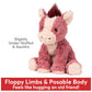 Gund Cozys Collection Horse Stuffed Animal, Spring Decor, Plush Toy For Ages 1 And Up, Pink/Red, 10