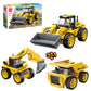 Little Froggy 3In1 Construction Vehicle Toy Features Engineering Excavator Dump Truck Loader Compatible With Lego Blocks Kid'S S