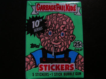 Topps Series 10 Garbage Pail Kids Trading Cards Unopened Wax Pack