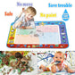 Alago Aqua Coloring Mat - Large Water Painting Mat for Kids, 100 cm x 80 cm, Blue, Includes 4 Pens, Drawing Molds & Booklet, DoodleMat180619