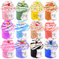 12 Pack Butter Slime Kit, Scented Slime Toy Kit For Girls And Boys, Soft & Non-Sticky, Play Education And Birthday Gift, For Kids Party Fun Stress Relief Toys