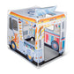 Melissa & Doug Fabric Double-Sided Food Truck Play Tent - Ice Cream And Bbq Role Play Toy Food Truck Tent, For Kids Ages 3+
