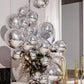 Labeol Silver Balloons Different Sizes 139Pcs 18/12/10/5 Inch Silver Balloon Garland Arch Kit Quality Silver Latex Balloons Decorations For Party Birthday Graduation Wedding