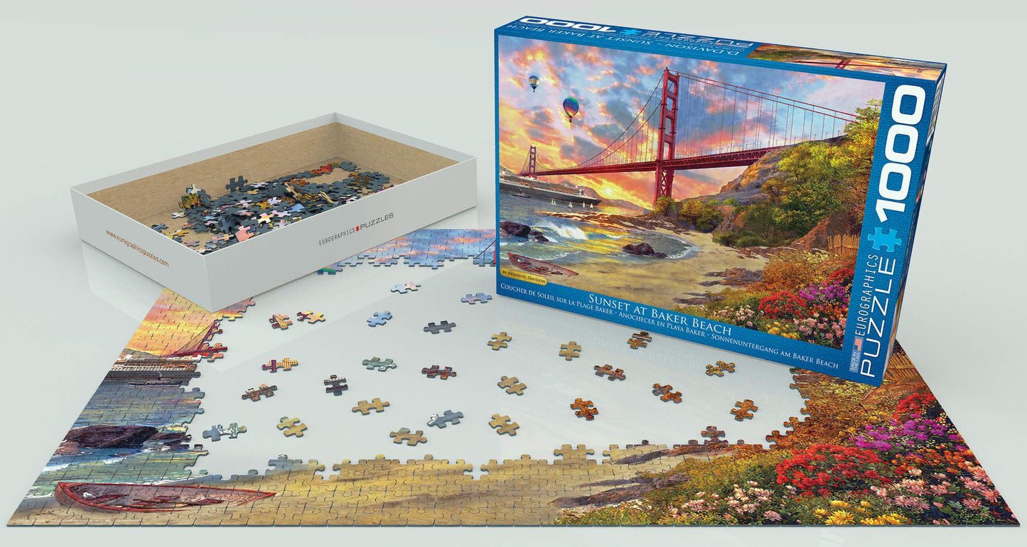 Eurographics Baker Beach, California By Dominic Davison Jigsaw Puzzle (1000-Piece)