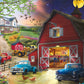 Buffalo Games 1000 Piece Jigsaw Puzzle - Farm Life Day and Night, Large Size, Multicolor, Model 11879, Perfect for Adults and Game Nights