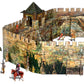 Clever Paper Town Wall With Figures
