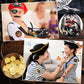 Harrycle 144 Pcs Pirate Party Favors Supplies Include Pirate Bracelet Nautical Tattoo Button Pin Eye Patch Gold Coin Gem Ring Mu