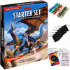 CraftyCrocodile Dungeons and Dragons Starter Set - 6th Edition, Dragons of Stormwreck Isle, 6 Dice Sets, Miniatures, Master Screen, Coloured