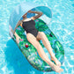 FindUWill Pool Floats with Canopy mature-themeds - XL Large Pool Float Lounger with Cup Holder  Removable Sun Shade Cover  Inflatable Pool Chair Floaties with Headrest  Footrest for Pool Beach (Green)