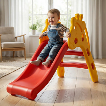 Baybee Garden Baby Slide For Kids | Perfect Mini Playground Sliding For Babies With Handrails & Anti Slip Steps | Baby Play Area