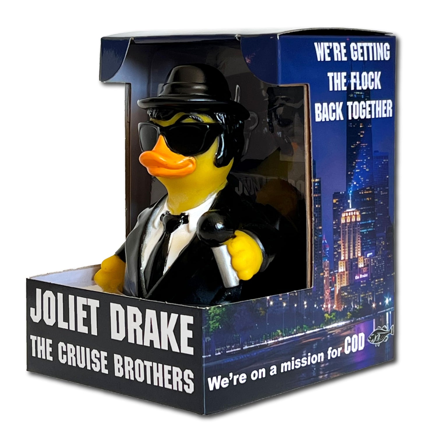Celebriducks - Joliet Drake - Floating Rubber Ducks - Collectible Bath Toy Gift For Kids & Adults Of All Ages