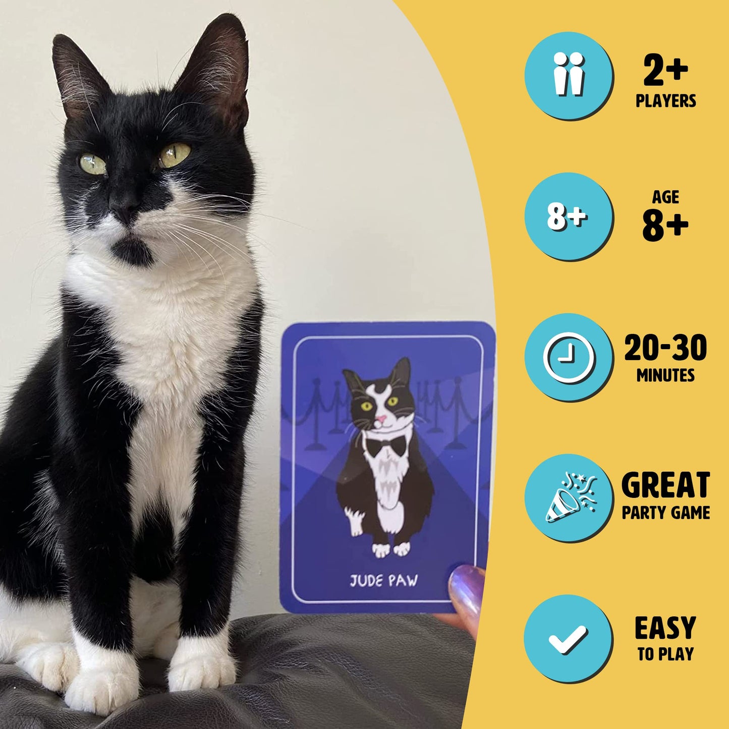 Ginger Fox Cat Chaos Card Swapping Family Fun Game. Get The Family Together On Games Night To Play This Fast-Paced Quick-Play Ac