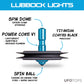 Plexity Labs Ufo Tops - Lubbock Lights - Metal Spinning Top (Black Titanium.)
