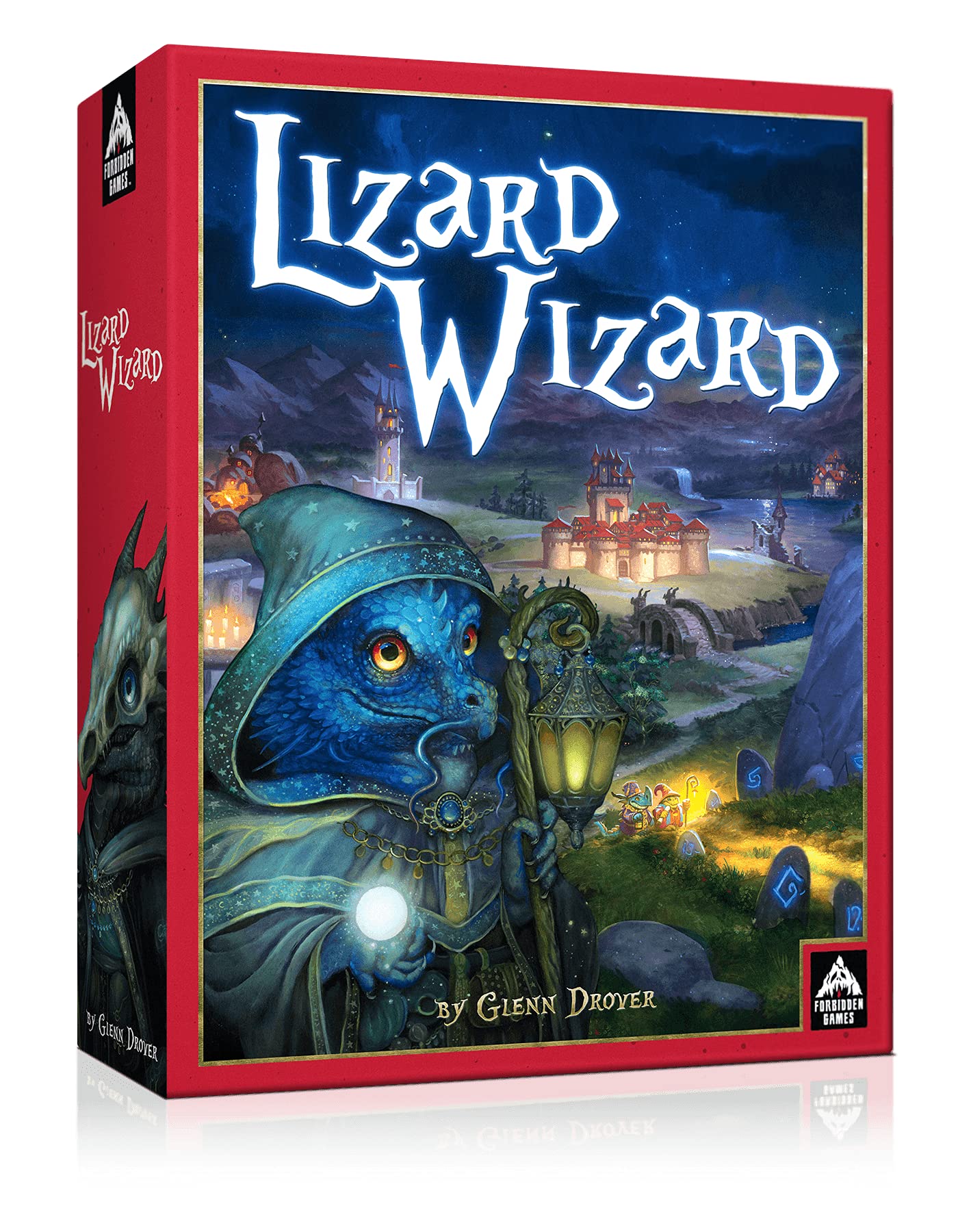 LIZARD WIZARD Forbidden Games – Fantasy Strategy Game, 2-6 Players, Cardboard, Multicolor, Ages 10+, Model 51123