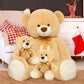 Morismos 39' Giant Teddy Bears With Babies, Large Mom And 2 Baby Bears For Baby Shower, Big Bear Stuffed Plush For Christmas, Valentine'S Day