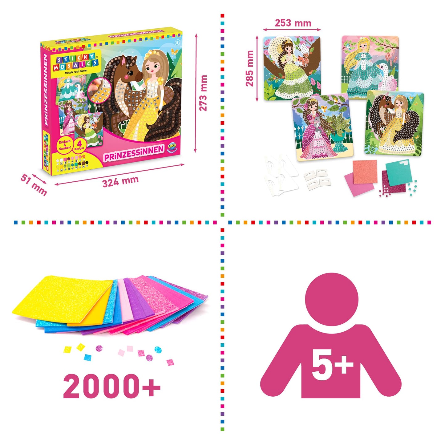 ORB Sticky Mosaics Princesses