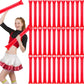 Cssopenss 50 Pcs Red Thunder Sticks Thicken Plastic Cheersticks Red Inflatable Thunder Sticks Sporting Events Team Spirit Cheers