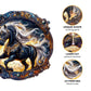 Jigfoxy Wooden Puzzles for mature-themeds  Horse Wood Puzzles mature-themed  Unique Animal Shape Wooden Jigsaw Puzzles for mature-themeds  Birthday Gifts for Puzzle Lovers  Family(S-8.5 * 8.5in-100pcs)