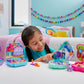Polly Pocket Compact Playset with 2 Micro Dolls & 13 Accessories, Multicolor, Model FRY35, Travel Toys with Surprise Reveals