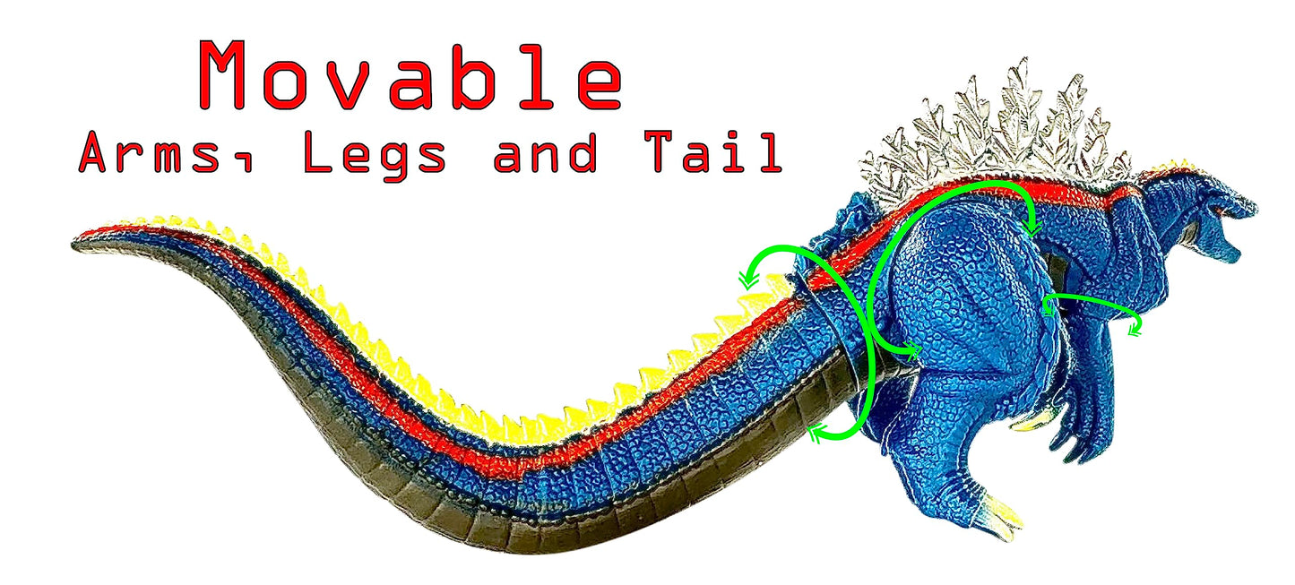 Twcare Set Of 2 Godzilla Terrestris & Amphibia Singular Point Continuity Toys, Reiwa Era Action Figures 13'' Head To Tail, Movie