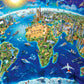 Ravensburger - World Landmarks Map - 200 Piece Jigsaw Puzzle - Stunning Imagery of Amazing Landmarks of The World - Vibrant Colors - enhanced Quality - Ideal Gift - Screen-Free Fun - Children Ages 8+