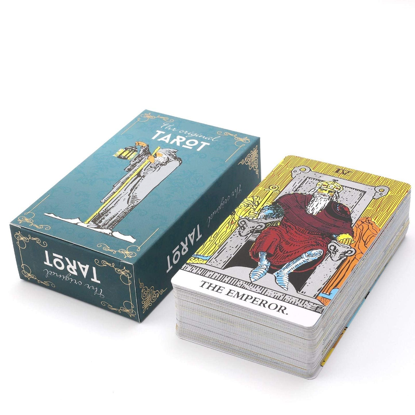 Magicseer Tarot Cards, 78 Pcs Durable Large Borderless Deck For Beginners And Experts, Premium Ink And Precise Printing, Velvet Bag Included, Fortune Telling Game