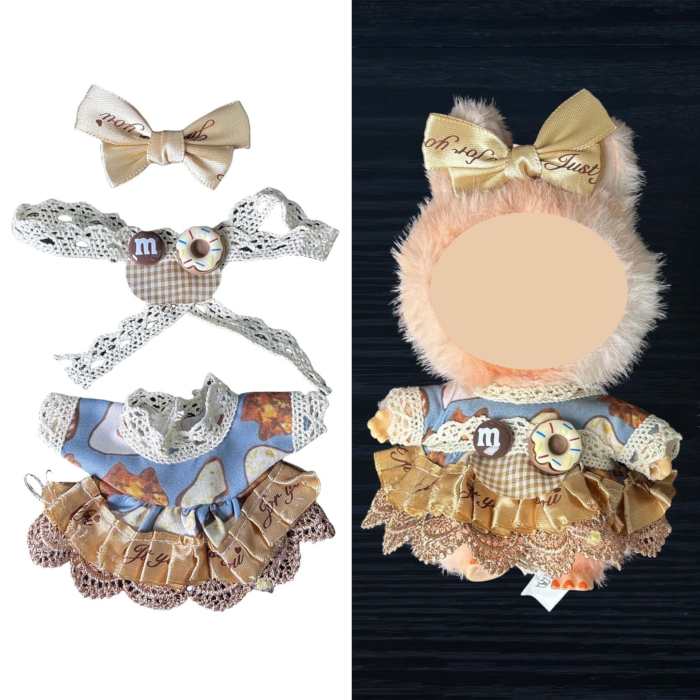 Doll Clothes - Compatible with LBB 5.91-6.7inch(15-17cm) Dolls as Accessories Only  enhanced Dolls Outfit with Accessories  Hand Crocheted Hat  Sweaters  Bag 18