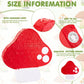 Lewtemi Mushroom Piñata 3D Mushroom Shaped Piñata Mushroom Party Favor With Blindfold Bat Confetti For Forest Jungle Fairy Theme Woodland Birthday Party Baby Shower Garden Decor, 14.9 X 14.1 X 2.95'