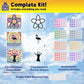 PURPLE LADYBUG Window Art Craft Kits - Fun Spring Crafts for Kids Ages 8-12, Multicolor, Medium Size, Model A-PL-1115