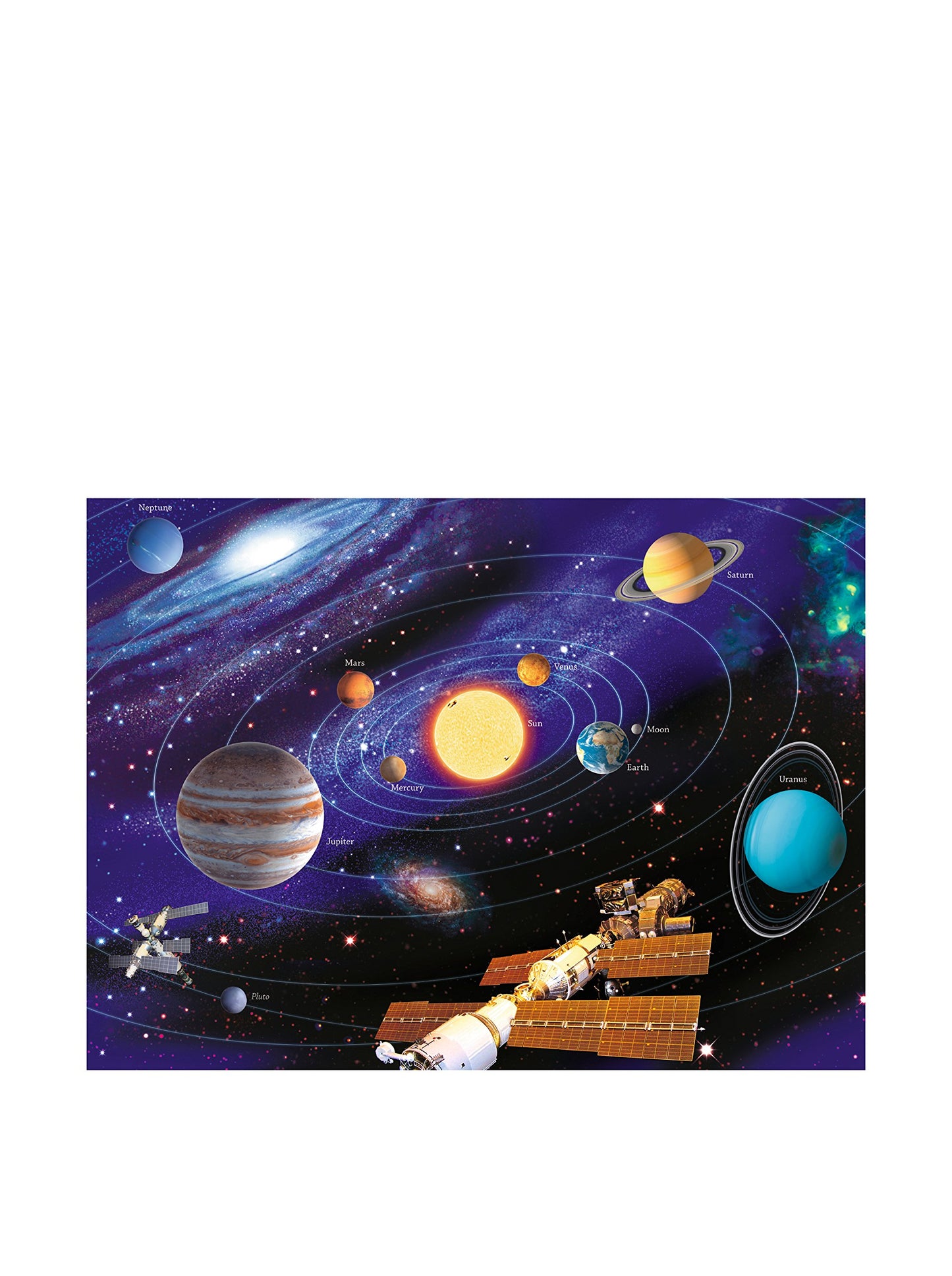 Ravensburger The Solar System 200 Piece Xxl Jigsaw Puzzle For Kids - 12796 - Every Piece Is Unique, Pieces Fit Together Perfectl