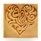 Mkm Pottery Tools Stamps 4 Clay Large Square Decorative Stamp For Clay (Ssl15 Heart)