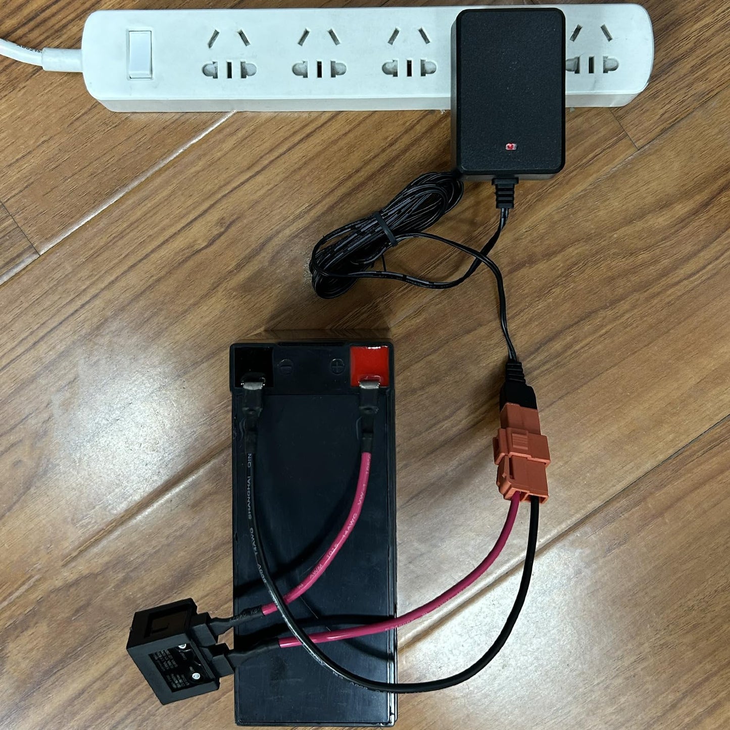 ToiCottage 12V Battery Charger for Ride On Toys - Electric Car Charging Socket Adapter with Square Plug