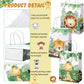 Safari Goodie Bag Safari Jungle Party Favor Bags With Handles For Kids Birthday Safari Themed Party Supplies (Watercolor Style,