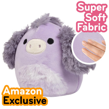 Squishmallows Original 5-Inch Deacon The Donkey - Official Jazwares Plush - Collectible Soft & Squishy Mini Stuffed Animal Toy -