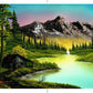 Bob Ross Mountain Retreat Nature Puzzle Board For Adults And Kids | Forest Lake Jigsaw Puzzle 1000 Pieces | Interactive Brain Teaser For Family Game Night | 28 X 20 Inches