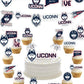 Uconn Huskies Party Supplies (42 Pieces) For University Of Connecticut Graduation, Tailgating And Birthday Party Decorations Wit
