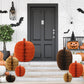 Weekgrat 7 Pcs Extra Large Pumpkin Honeycomb Centerpiece Fall Thanksgiving 3D Thick Paper Honeycomb Pumpkin Reusable Paper Decor