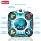 Kidzlane Light Up Dj Dance Mat For Kids - Bluetooth & Aux Compatible - 3 Fun Arcade Games With 5 Difficulty Levels - Detachable Discoball & Fairytail - Adjustable Volume - Ages 6+