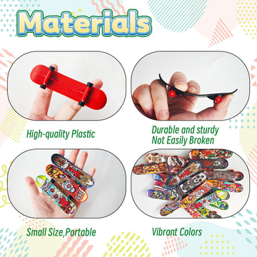50 Pcs Mini Finger Skateboards,Valentine'S Day Fingerboards Set,Mini Skateboards For Kids Classroom Exchange Gift Birthday Goodi