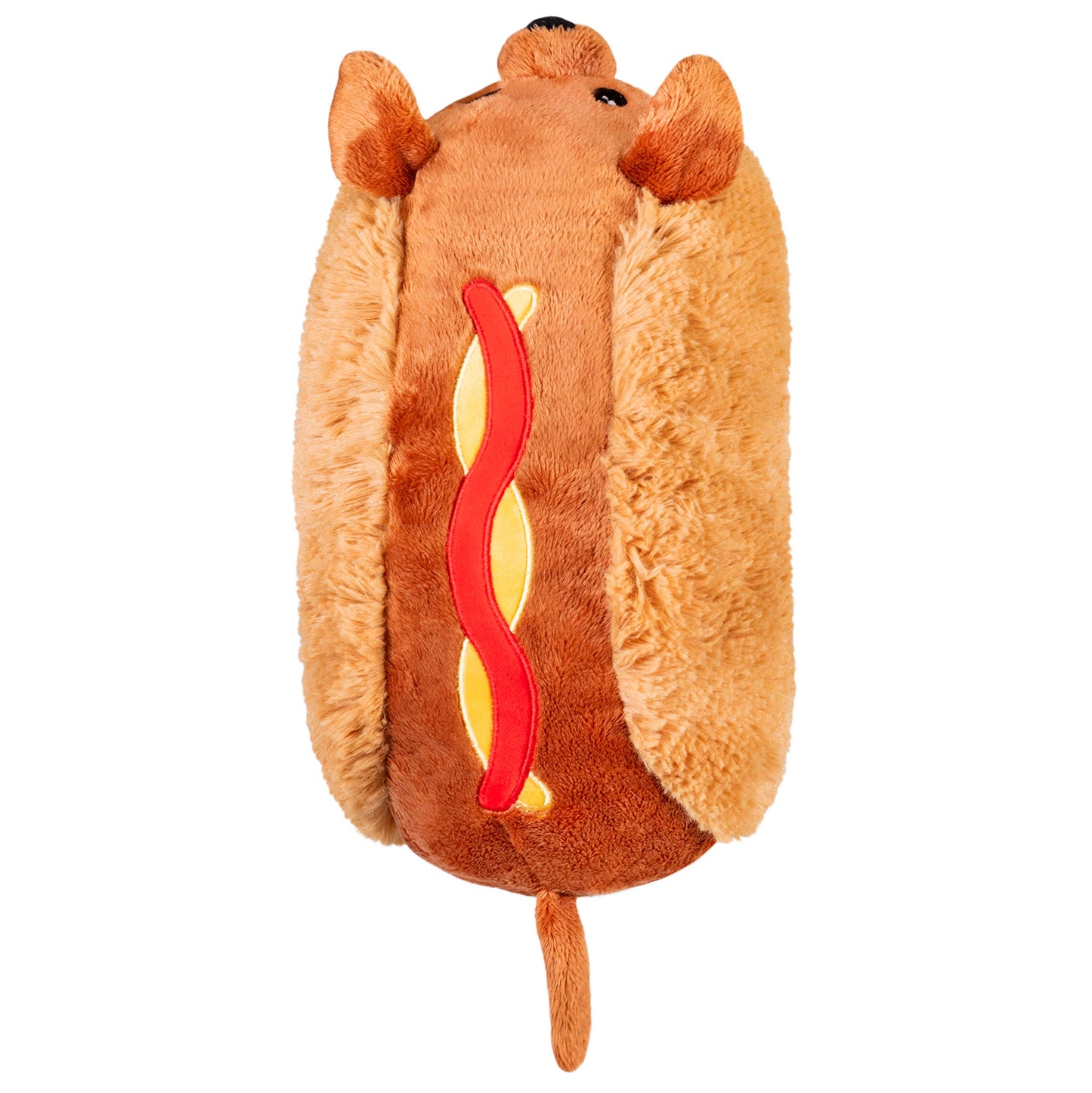 Squishable Mini Dachshund Hot Dog Plush, 7" Brown Polyester Toy, Model 841024111620