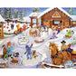 Bits And Pieces – 4-In-1 Multi-Pack 300 Piece Jigsaw Puzzles For Adults – Fun On The Farm By Artist Sandy Rusinko, Completed Puzzle Size: 16' X 20'