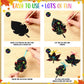 Qilery 120 Pcs Fall Thanksgiving Craft Art Activities Autumn Magic Leaves Scratch Paper Harvest Colorful Rainbow Leaf Scratch Ki