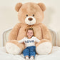 Tezituor Teddy Bear, 6Ft Giant Stuffed Animal, Human Size, Beige, For Valentine'S Day, Baby Shower, Birthday, Anniversary