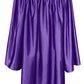 Gradplaza Shiny Choir Robe Kindergarten Preschool Graduation Gown Shiny Graduation Gown For Kids Purple Size 36