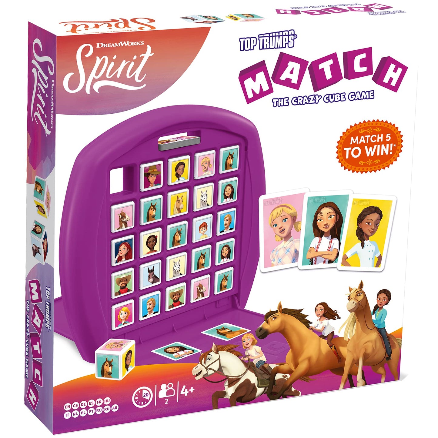 Top Trumps Top Trumps Match Game - Crazy Cube, Multicolor, Plastic, Model WM01361-ML1-6