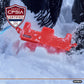 Superio Sand Block Form Crenellated Wall Shaper -Red Sandbox Block Shaper 11   , Kids Outdoor Toys Winter Snow Fort, Snow Castle